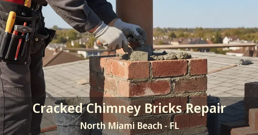 Cracked Chimney Bricks Repair North Miami Beach - FL